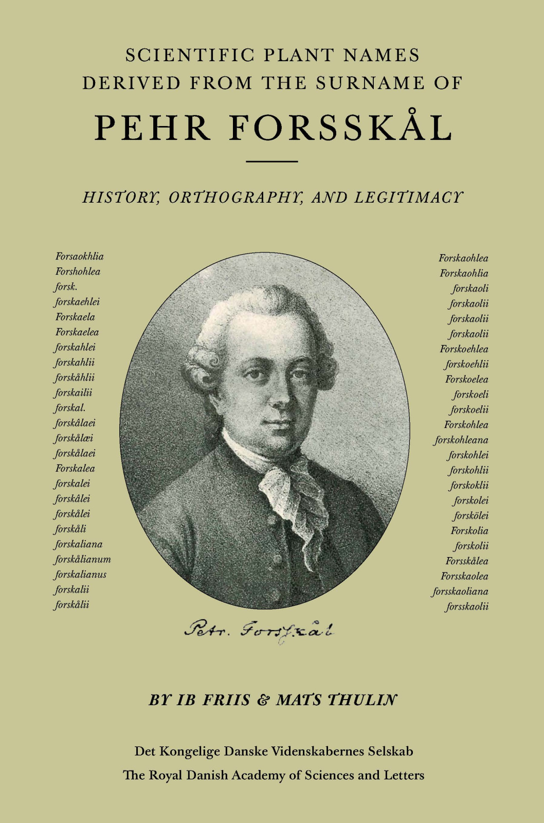 Scientific plant names derived from the surname of Pehr Forsskål 